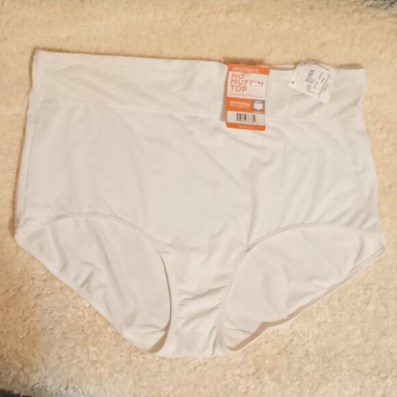 NWT~Warner's No Pinching No Problems Dig-Free Comfort Waist w/ Lace Panty (3XL) - Picture 3 of 6